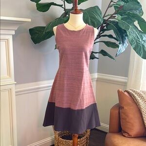 Anthropologie Pink and Black Sleeveless Dress